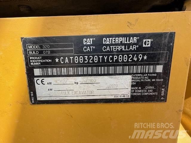 CAT 320 Kāpurķēžu ekskavatori