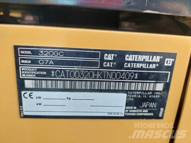 CAT 320GC Kāpurķēžu ekskavatori