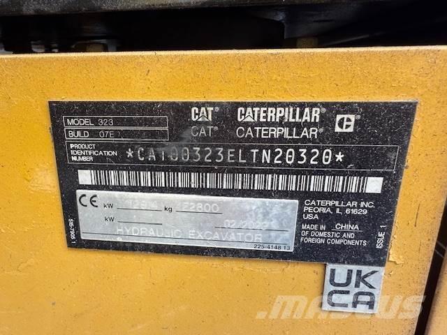 CAT 323-07 Kāpurķēžu ekskavatori