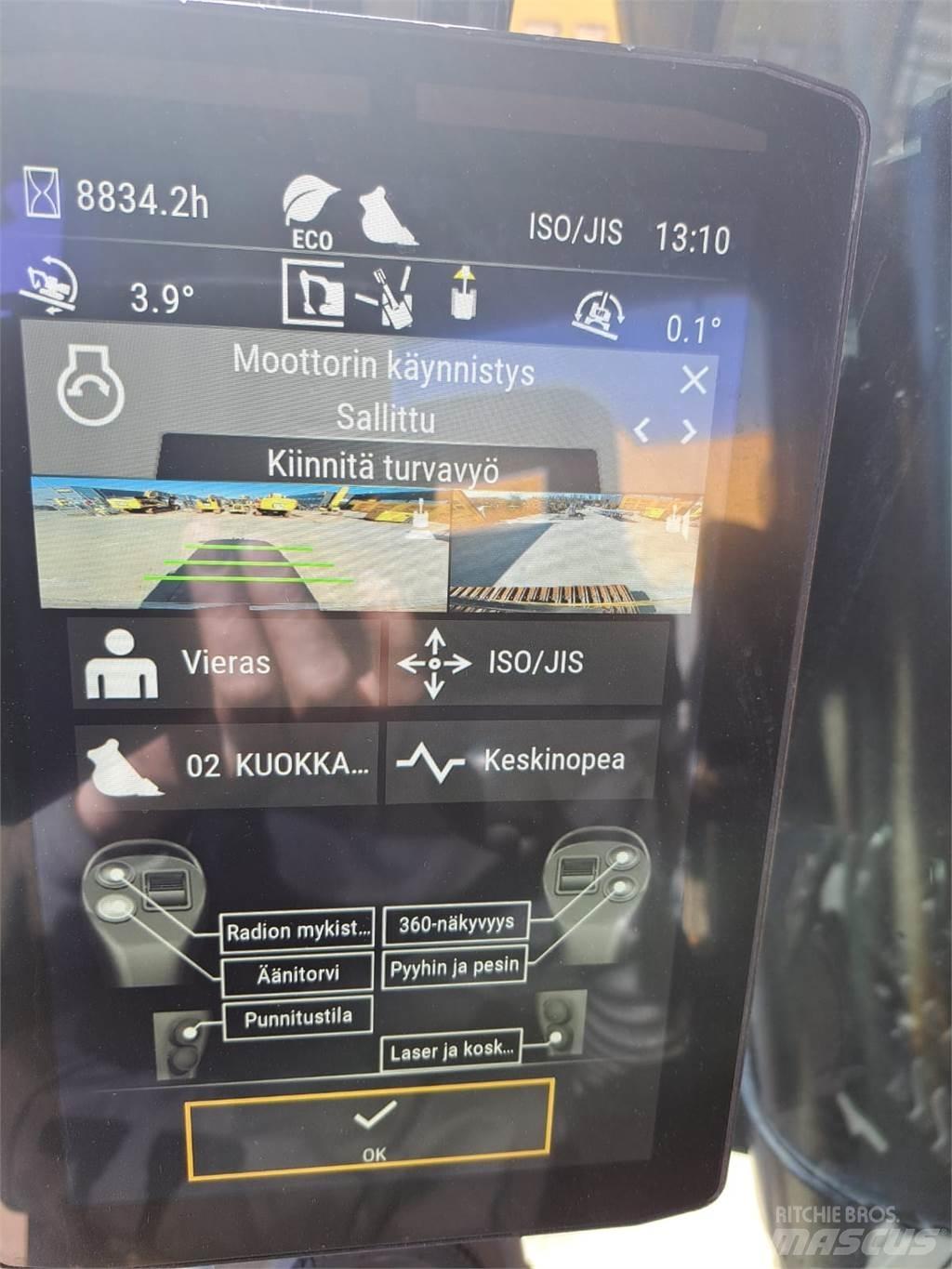 CAT 352 Kāpurķēžu ekskavatori