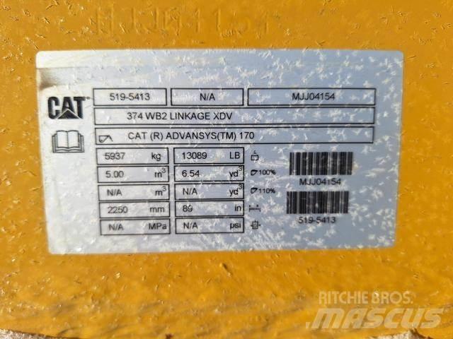 CAT 374 Kāpurķēžu ekskavatori