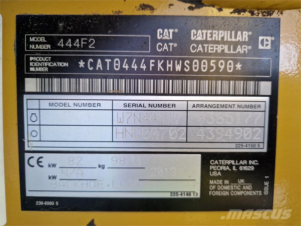 CAT 444F2 Ekskavatori-iekrāvēji