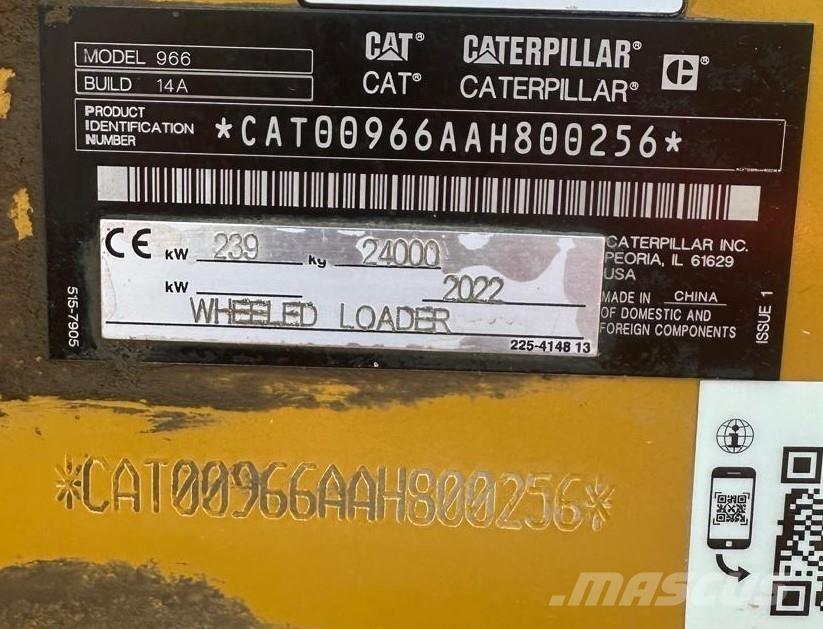 CAT 966 Iekrāvēji uz riteņiem