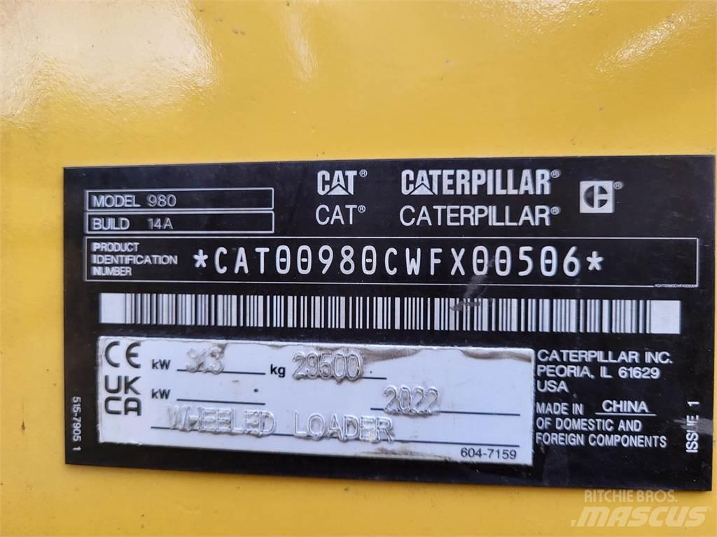 CAT 980 NG Iekrāvēji uz riteņiem