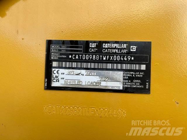 CAT 980 NG Iekrāvēji uz riteņiem