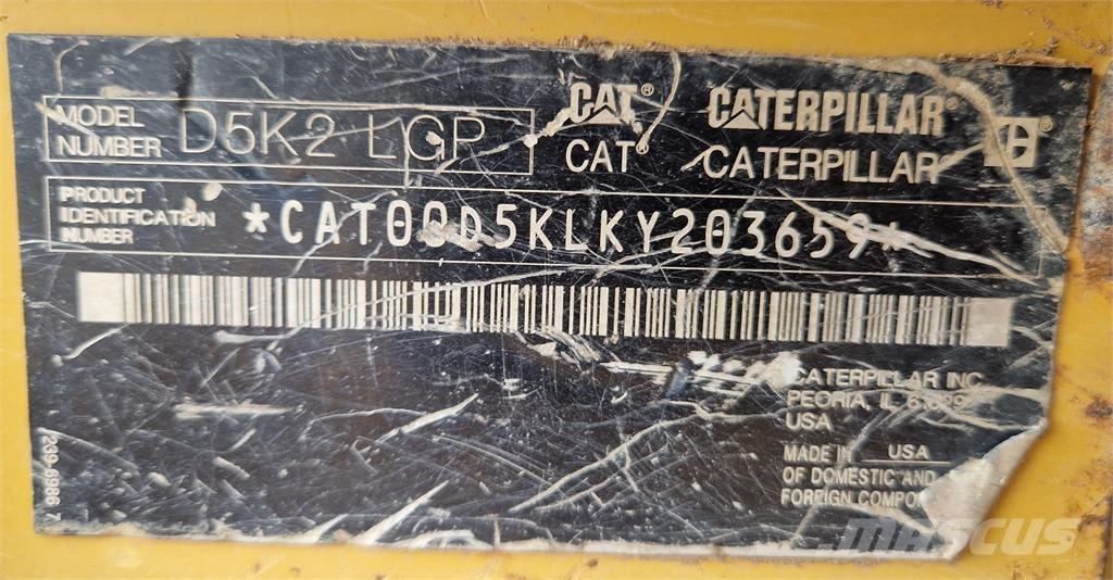 CAT D5K2 Kāpurķēžu buldozeri