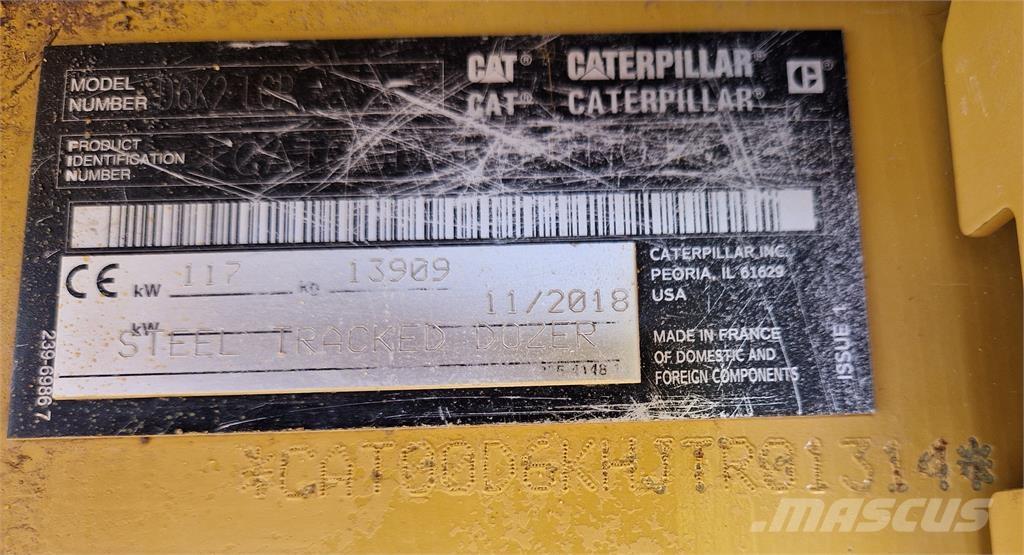 CAT D6K2 Kāpurķēžu buldozeri