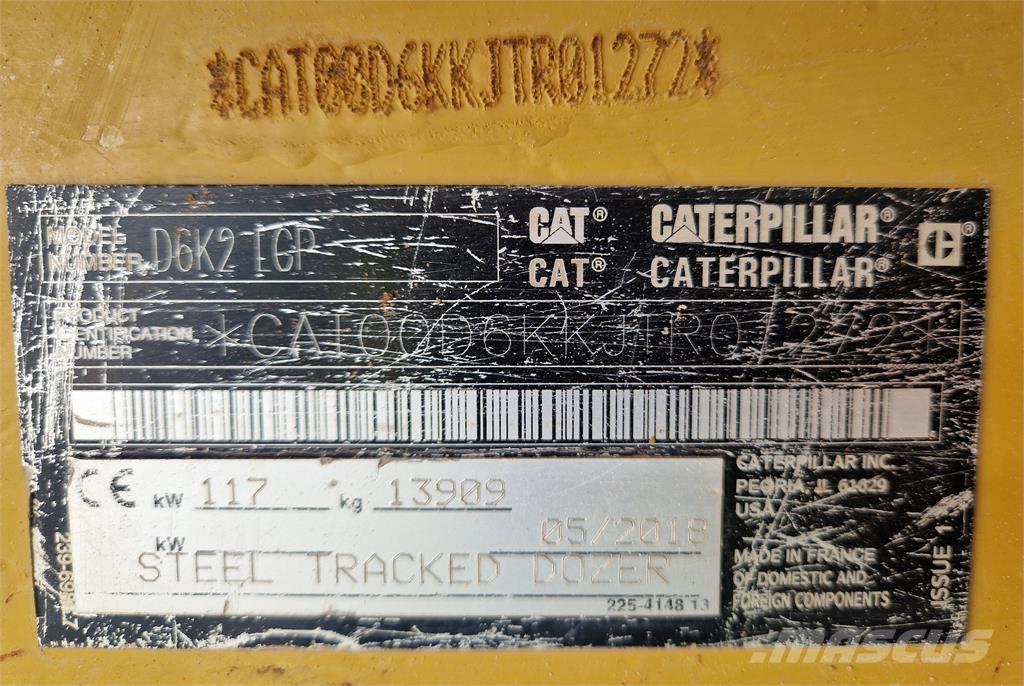 CAT D6K2 Kāpurķēžu buldozeri