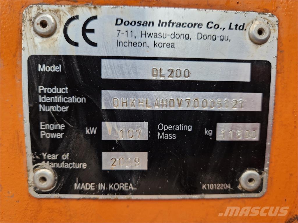Doosan DL200 Iekrāvēji uz riteņiem