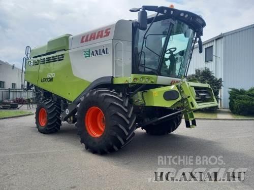 CLAAS Lexion 670 Ražas novākšanas kombaini
