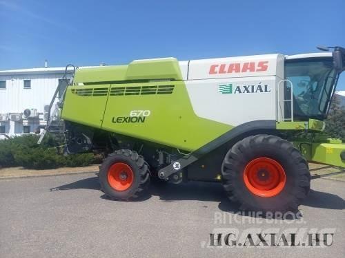 CLAAS Lexion 670 Ražas novākšanas kombaini