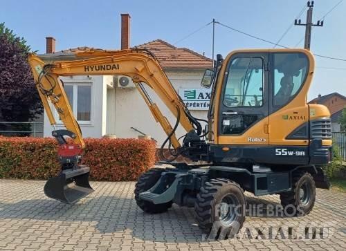Hyundai R55W-9A Ekskavatori uz riteņiem