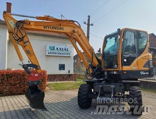 Hyundai R55W-9A Ekskavatori uz riteņiem