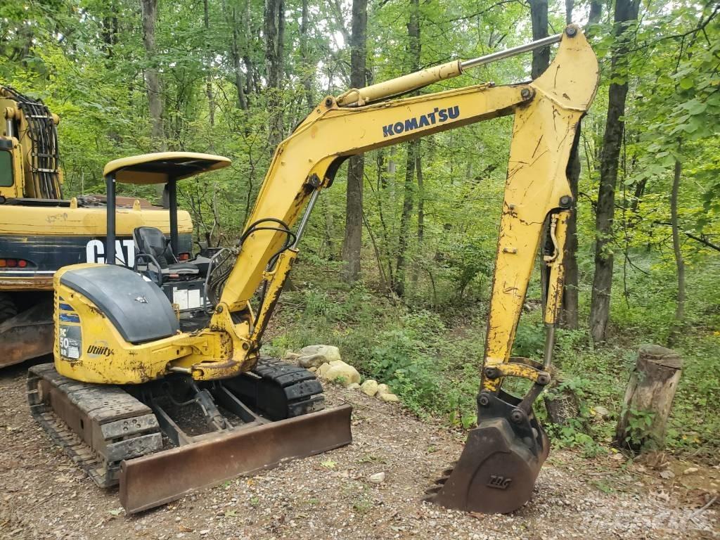 Komatsu PC50MR-2 Mini ekskavatori < 7 t