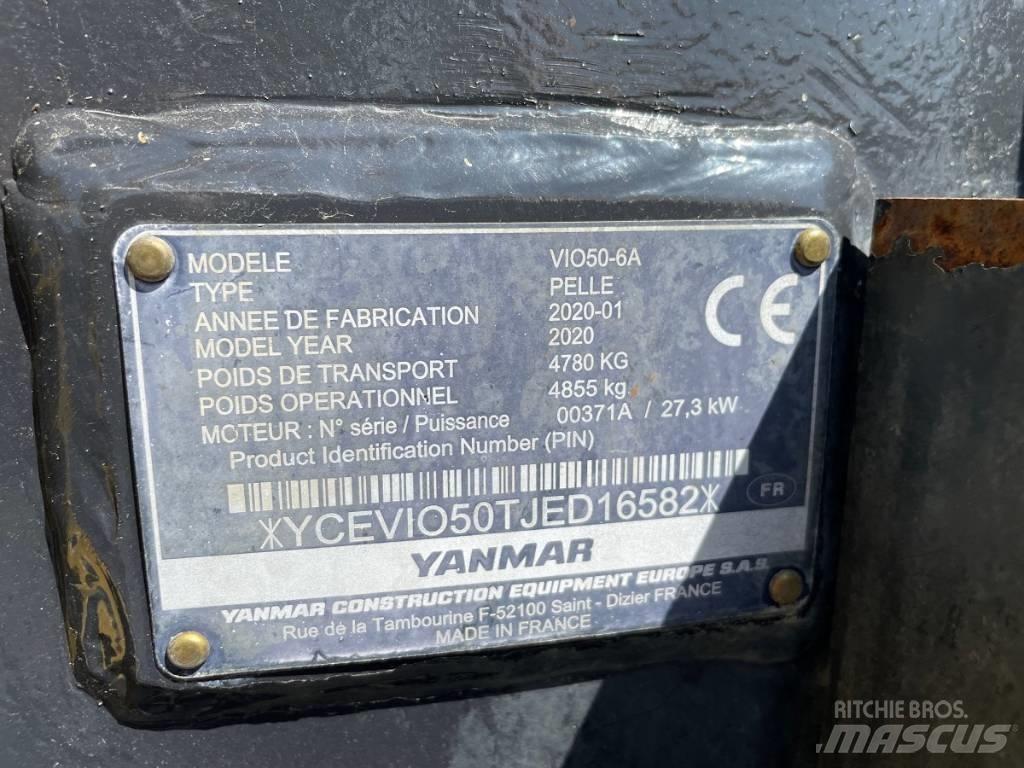 Yanmar Vio 50-6 Mini ekskavatori < 7 t