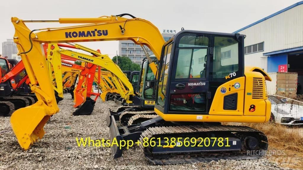 Komatsu PC 70-8 Kāpurķēžu ekskavatori