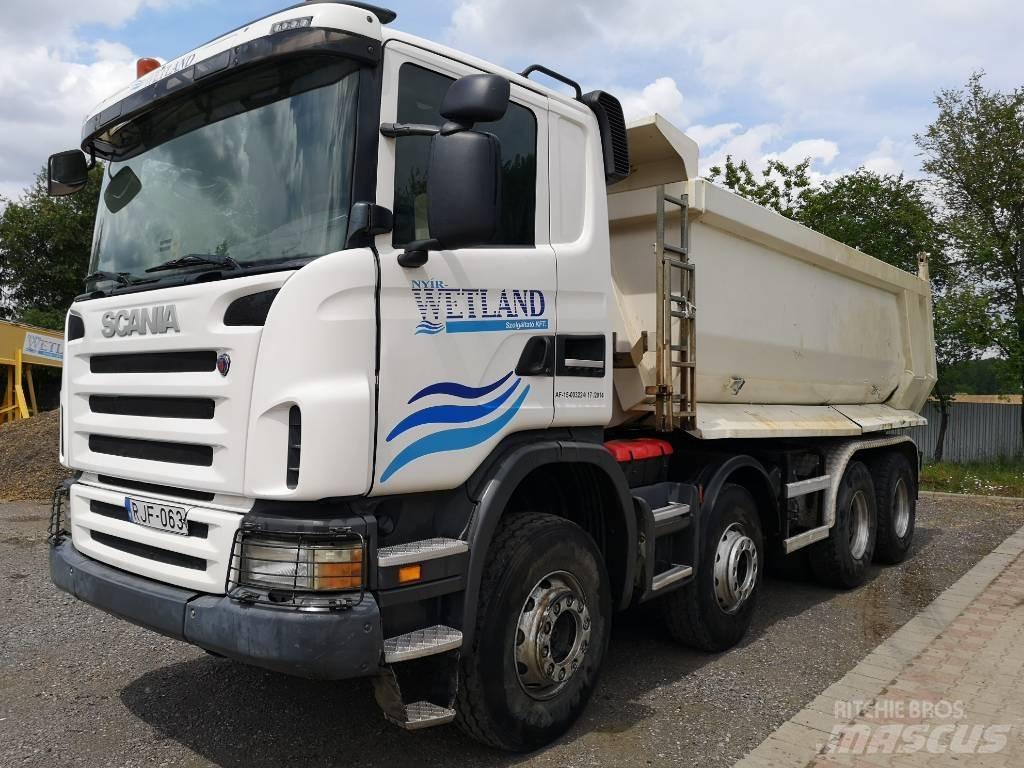 Scania G 480, 8x4 Pašizgāzējs