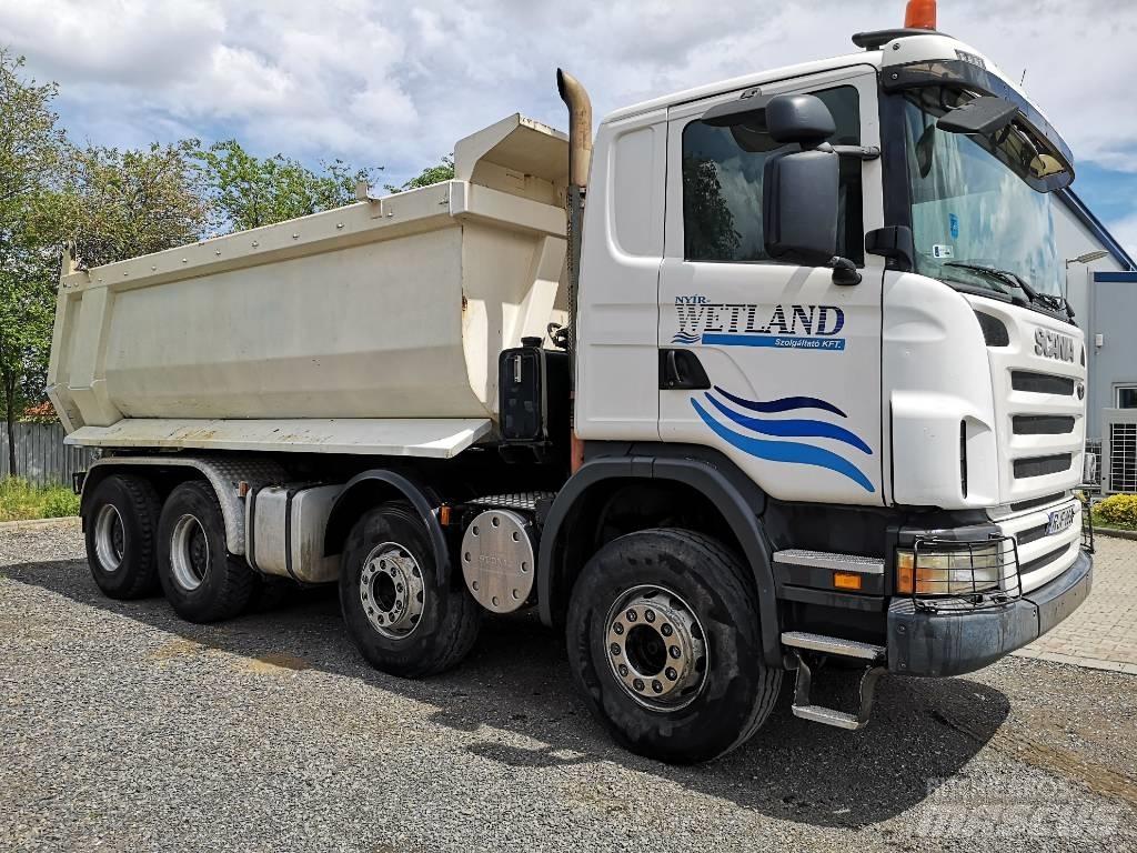Scania G 480, 8x4 Pašizgāzējs