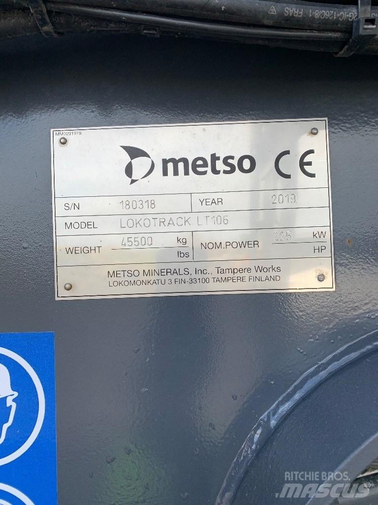 Metso LT 106 Mobilie drupinātāji