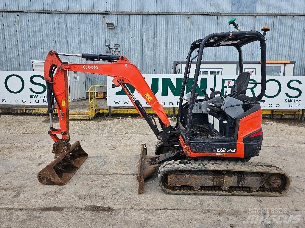 Kubota U 27-4 Mini ekskavatori < 7 t