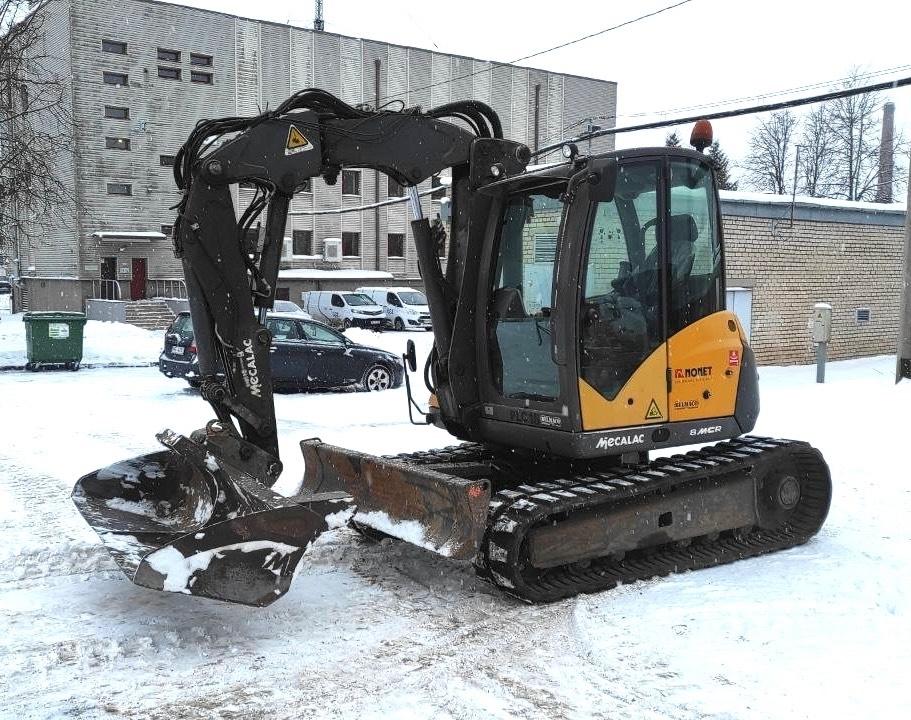 Mecalac 8 M CR Kāpurķēžu ekskavatori