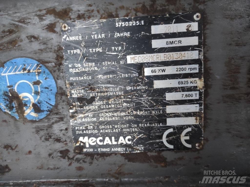 Mecalac 8 M CR Kāpurķēžu ekskavatori