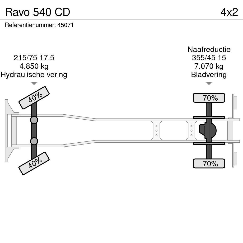 Ravo 540 CD Ielu tīrāmās mašīnas
