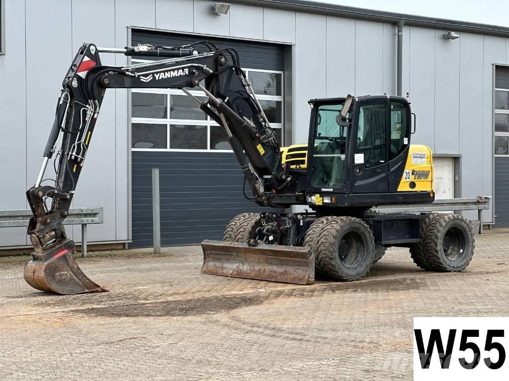 Yanmar B 110 W Ekskavatori uz riteņiem