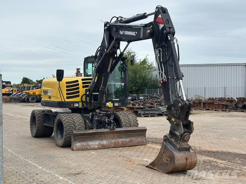 Yanmar B 110 W Ekskavatori uz riteņiem