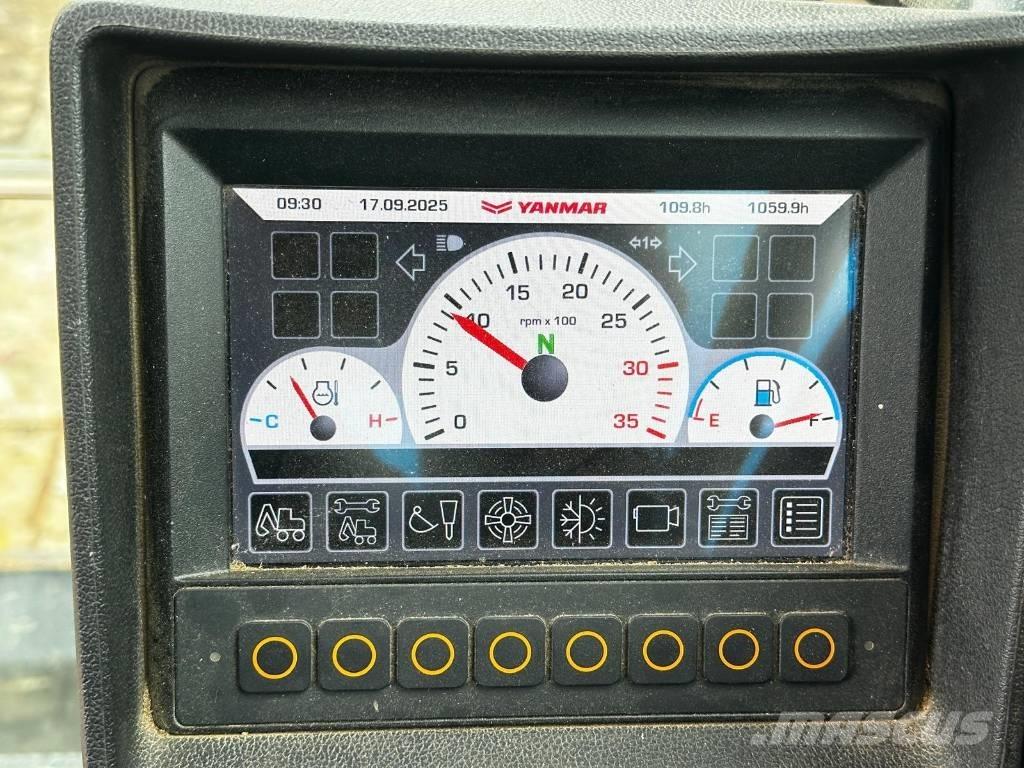 Yanmar B 110 W Ekskavatori uz riteņiem