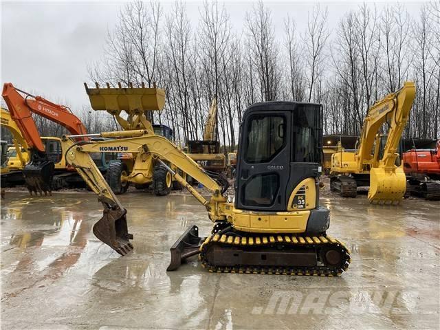 Komatsu PC35MR-2 Kāpurķēžu ekskavatori