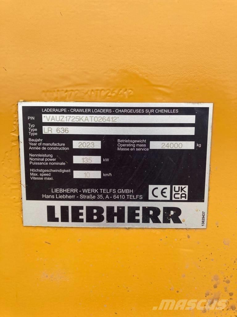 Liebherr LR 636 Kāpurķēžu iekrāvēji