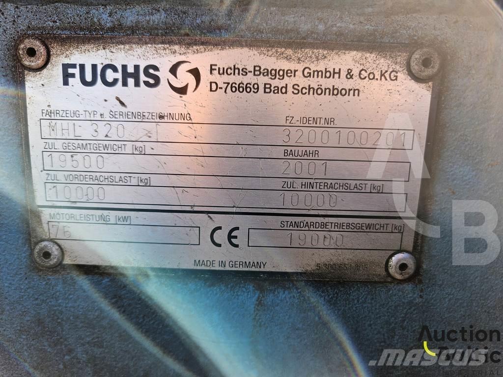 Fuchs MHL 320 Ekskavatori uz riteņiem
