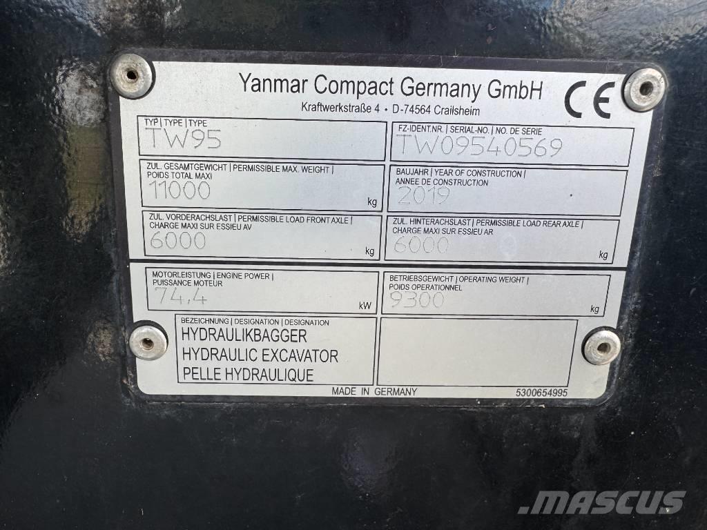 Yanmar / Schaeff TW95 Ekskavatori uz riteņiem