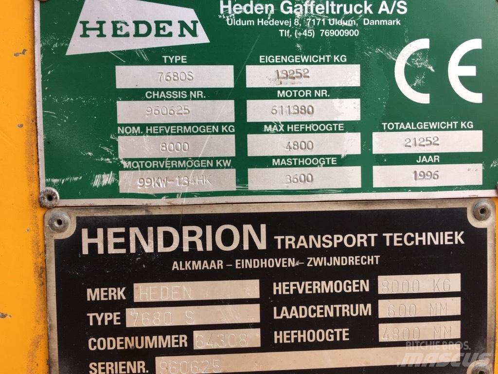 Heden 7680S Tehnika ar dīzeļa dzinēju