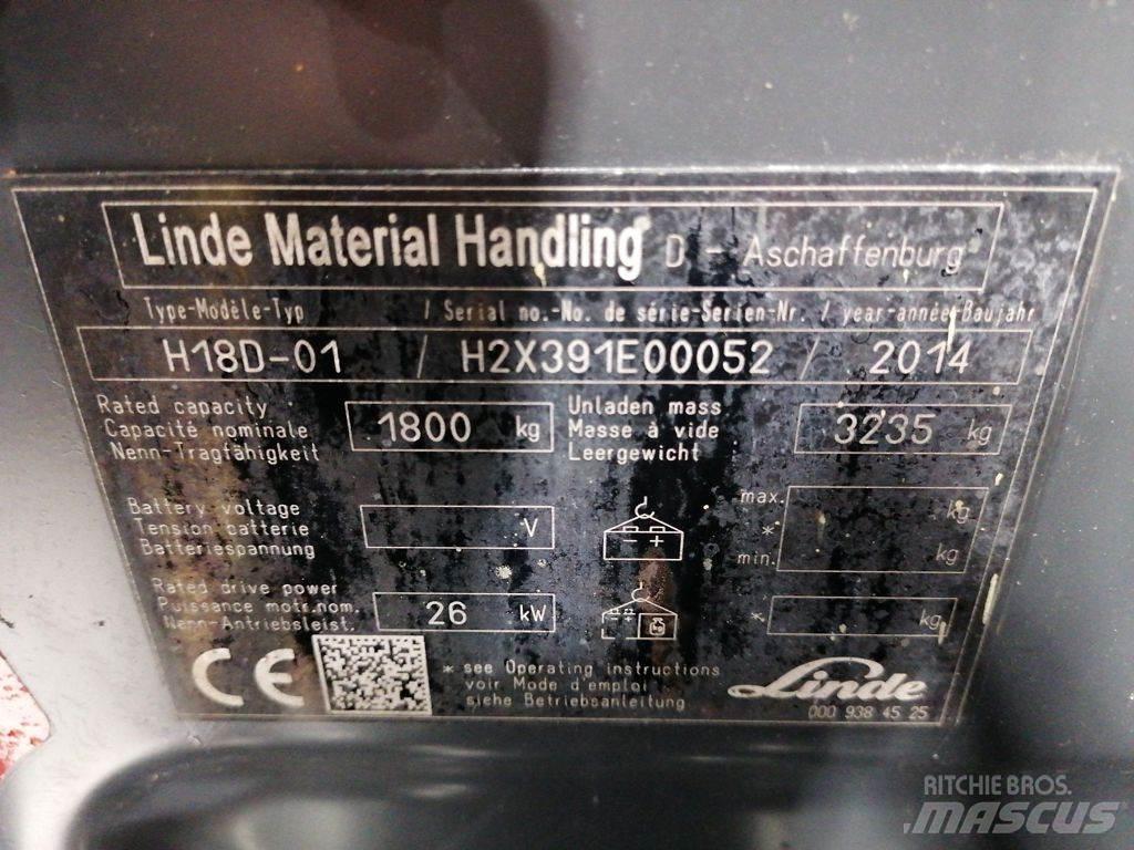 Linde H18D-01 Tehnika ar dīzeļa dzinēju