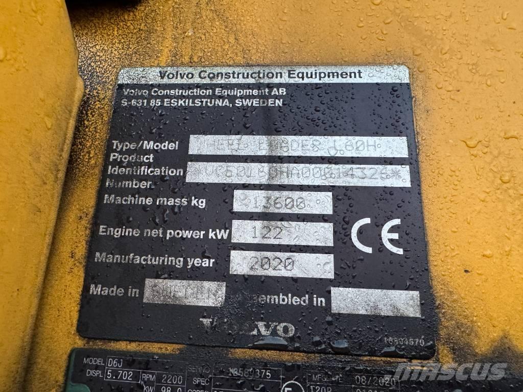 Volvo L 60 H Iekrāvēji uz riteņiem