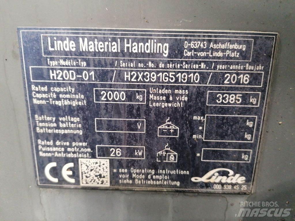 Linde H20D-01 Tehnika ar dīzeļa dzinēju