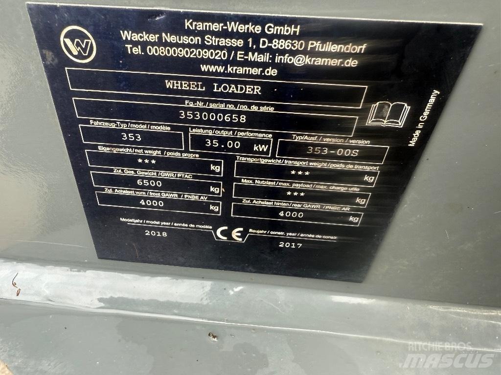 Kramer 5075 Iekrāvēji uz riteņiem
