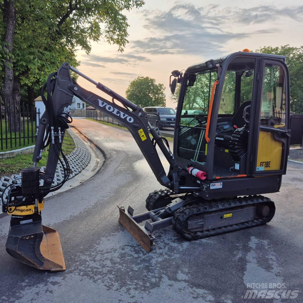 Volvo EC 18 E Mini ekskavatori < 7 t