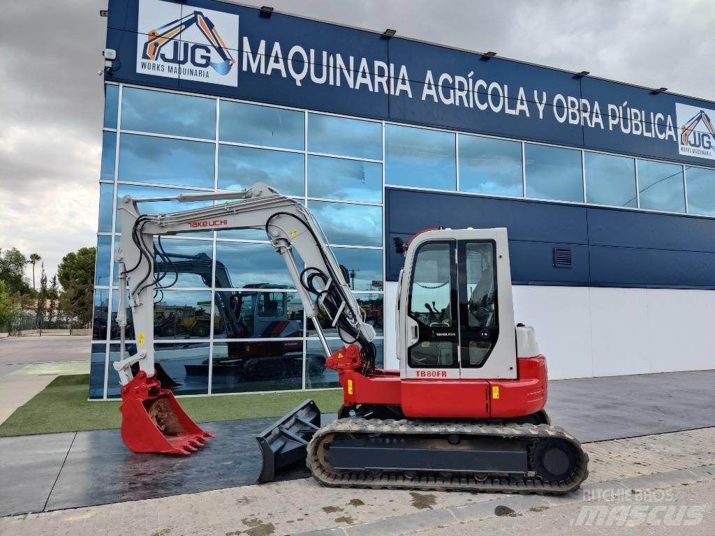 Takeuchi TB 80 FR Mini ekskavatori < 7 t