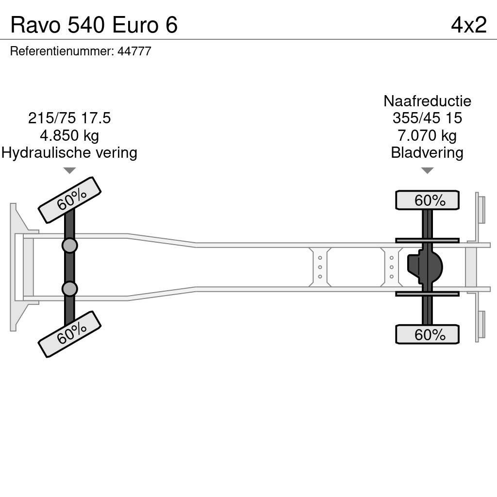 Ravo 540 Euro 6 Ielu tīrāmās mašīnas