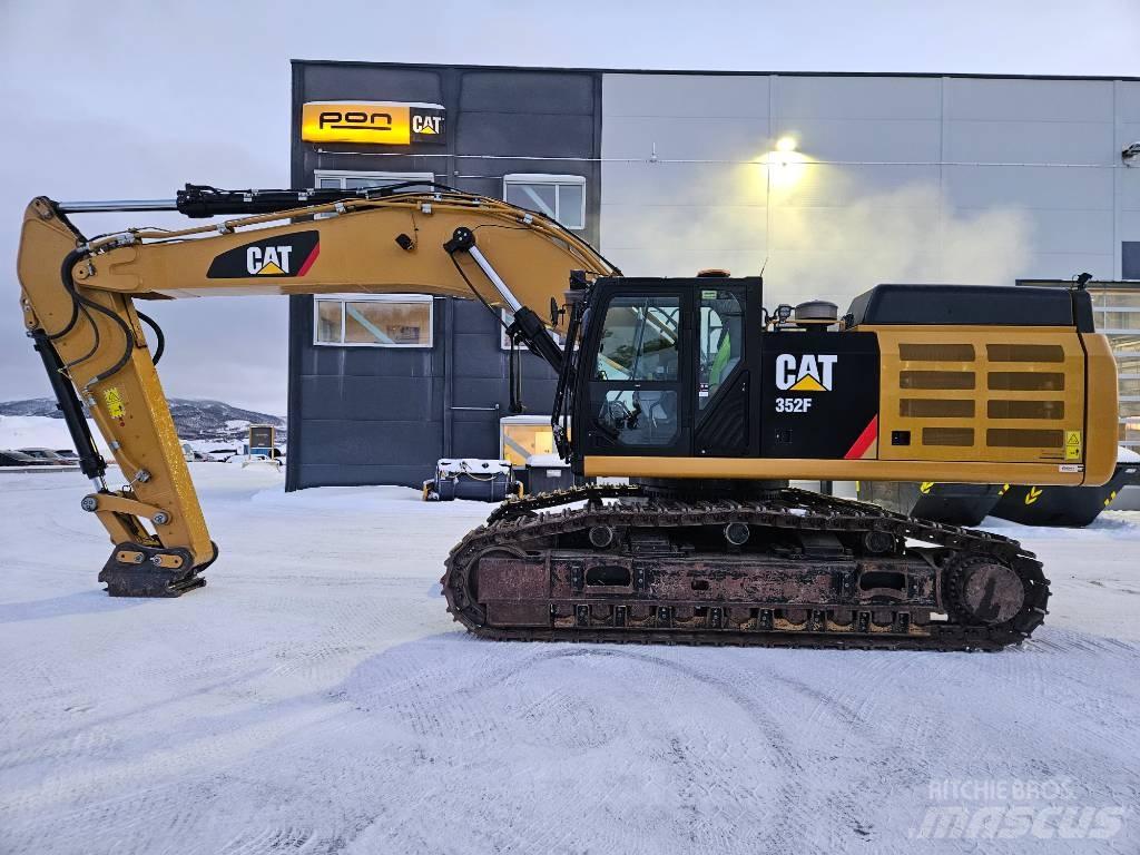 CAT 352 Kāpurķēžu ekskavatori