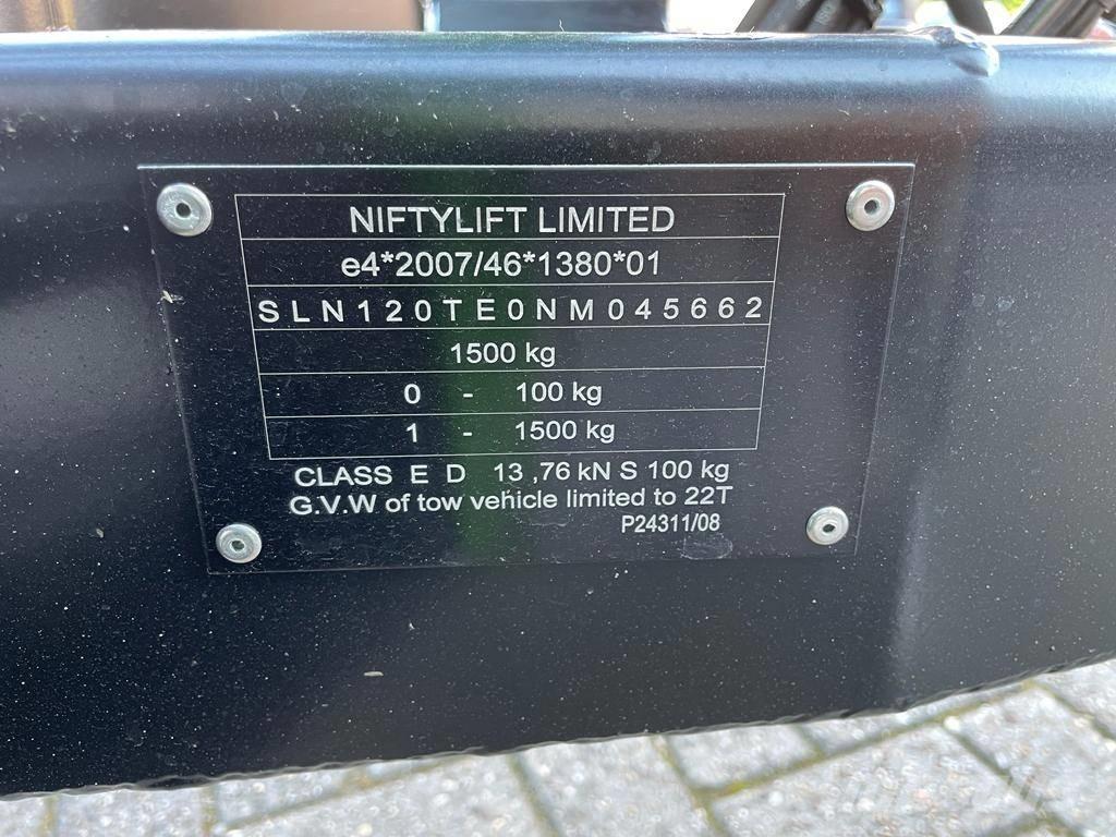 Niftylift 120T Pacēlājplatformas - piekabes