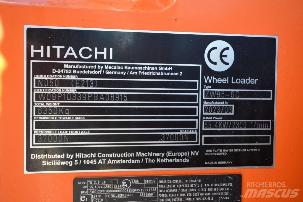 Hitachi ZW 95-6 C Iekrāvēji uz riteņiem
