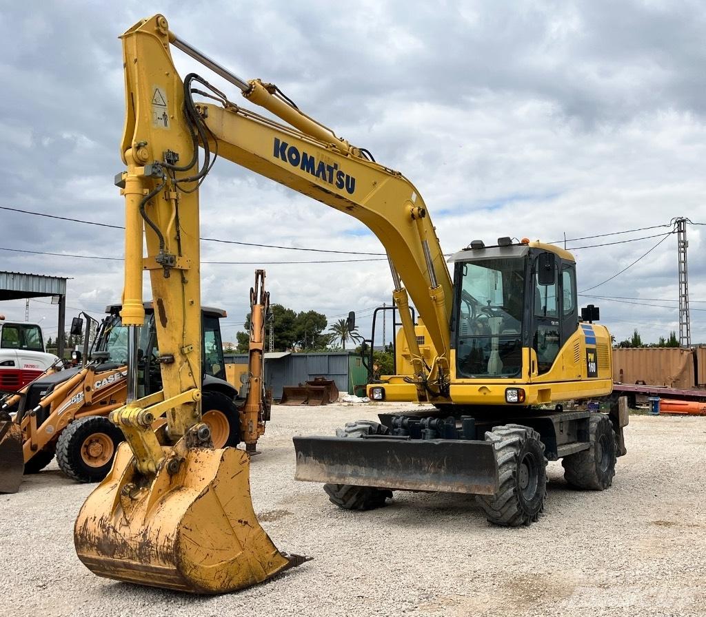 Komatsu PW 160 Ekskavatori uz riteņiem