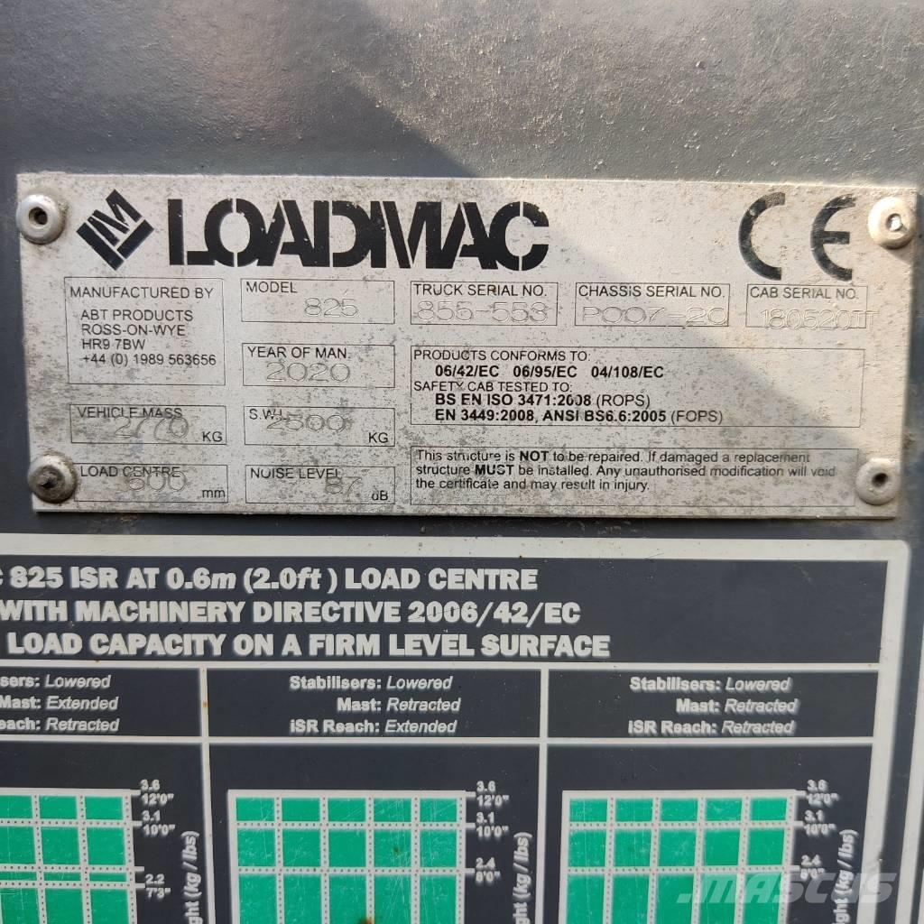 Loadmac Loadmac 825 Kravas mašīnām piestiprināmie pacēlāji