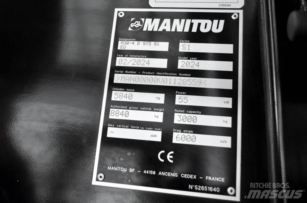 Manitou M 30-4 Tehnika ar dīzeļa dzinēju