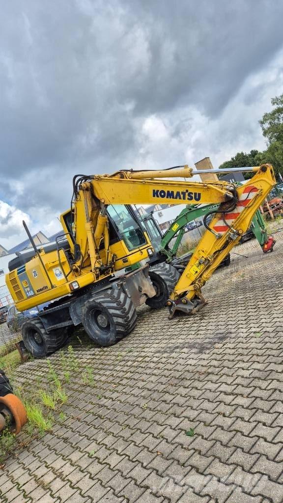 Komatsu PW148-8 Ekskavatori uz riteņiem