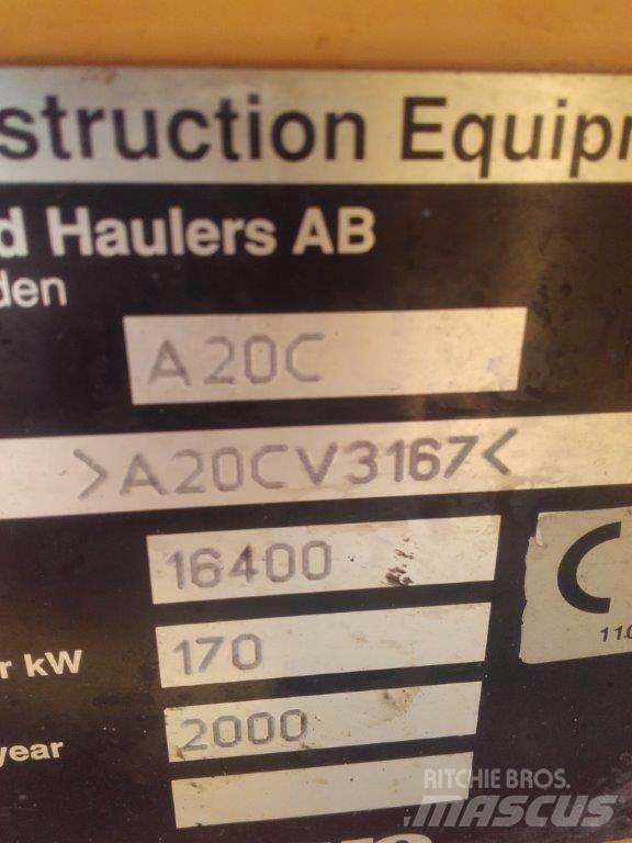Volvo A20C Karjeras kravas automašīnas